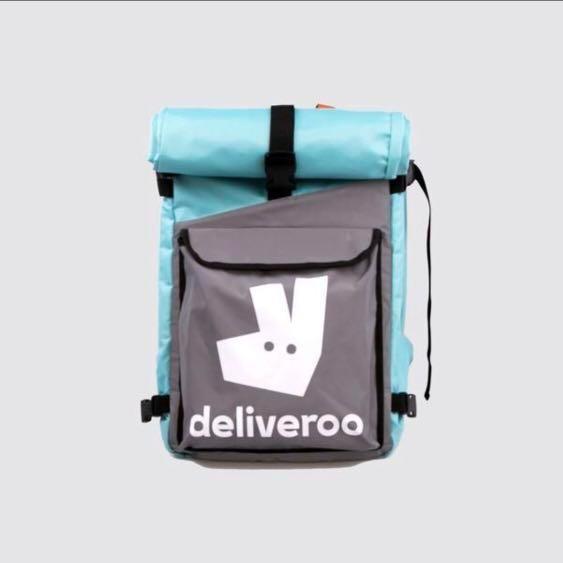Deliveroo Roll Top Backpack Men s Fashion Bags Backpacks on Carousell