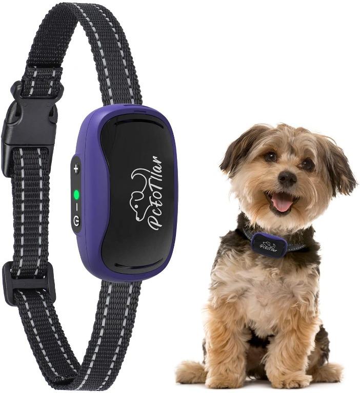 Dog Collar Without Bark Rechargeable Anti Bark Collar Waterproof Human Shock Free 7 Levels Adjustable Vibration Sound Modes For Small Medium Dogs Everything Else On Carousell