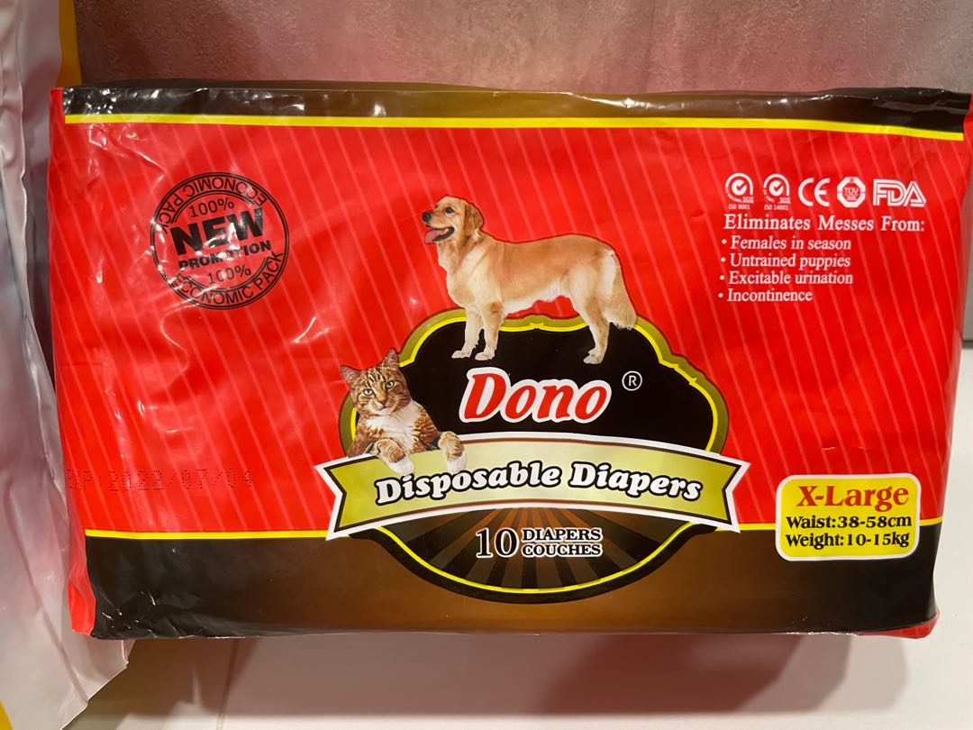 Dog diapers sale female xl