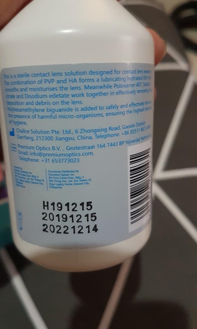 EO contact lens solution and eye drops, Beauty & Personal Care, Vision