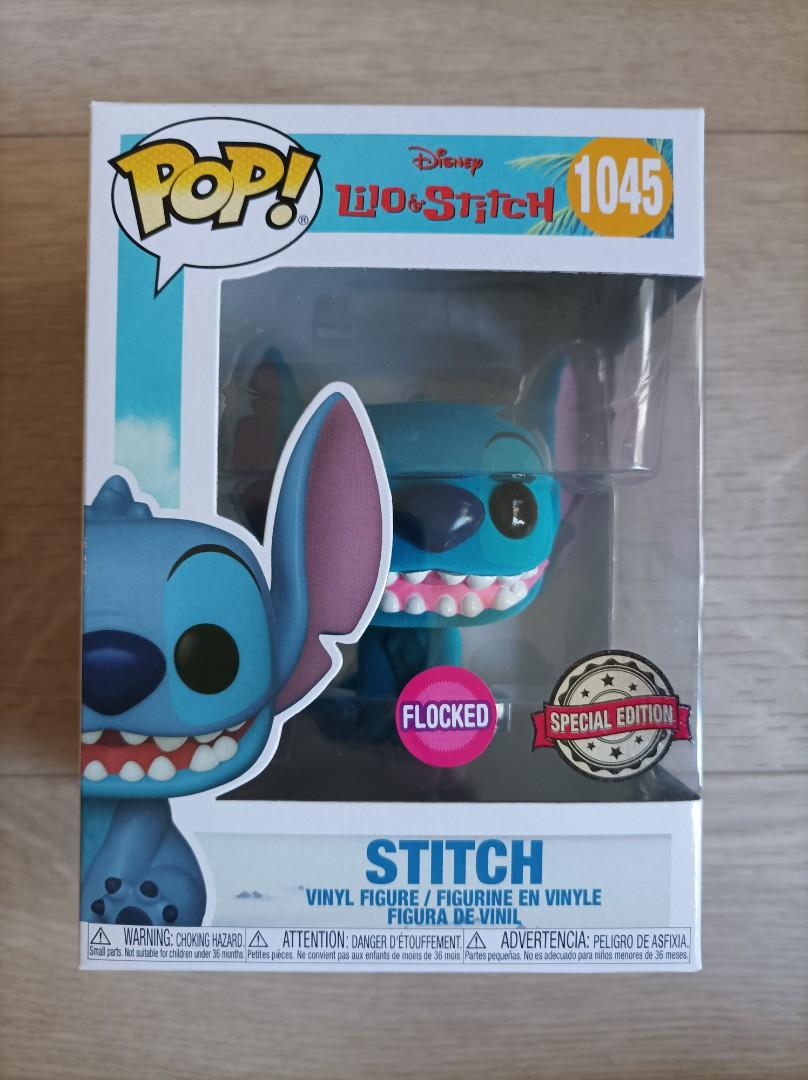 Funko POP! Disney Stitch Vinyl Figure [Flocked, Sitting] 