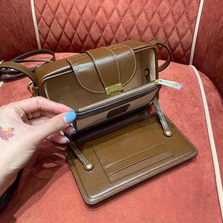 GG mini bag with clasp closure