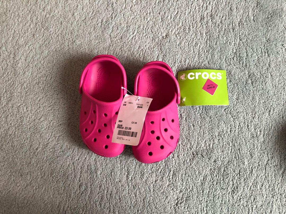 crocs size 25