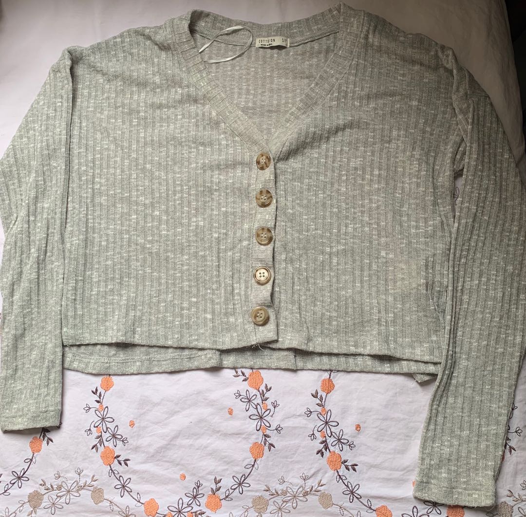 top and cardigan