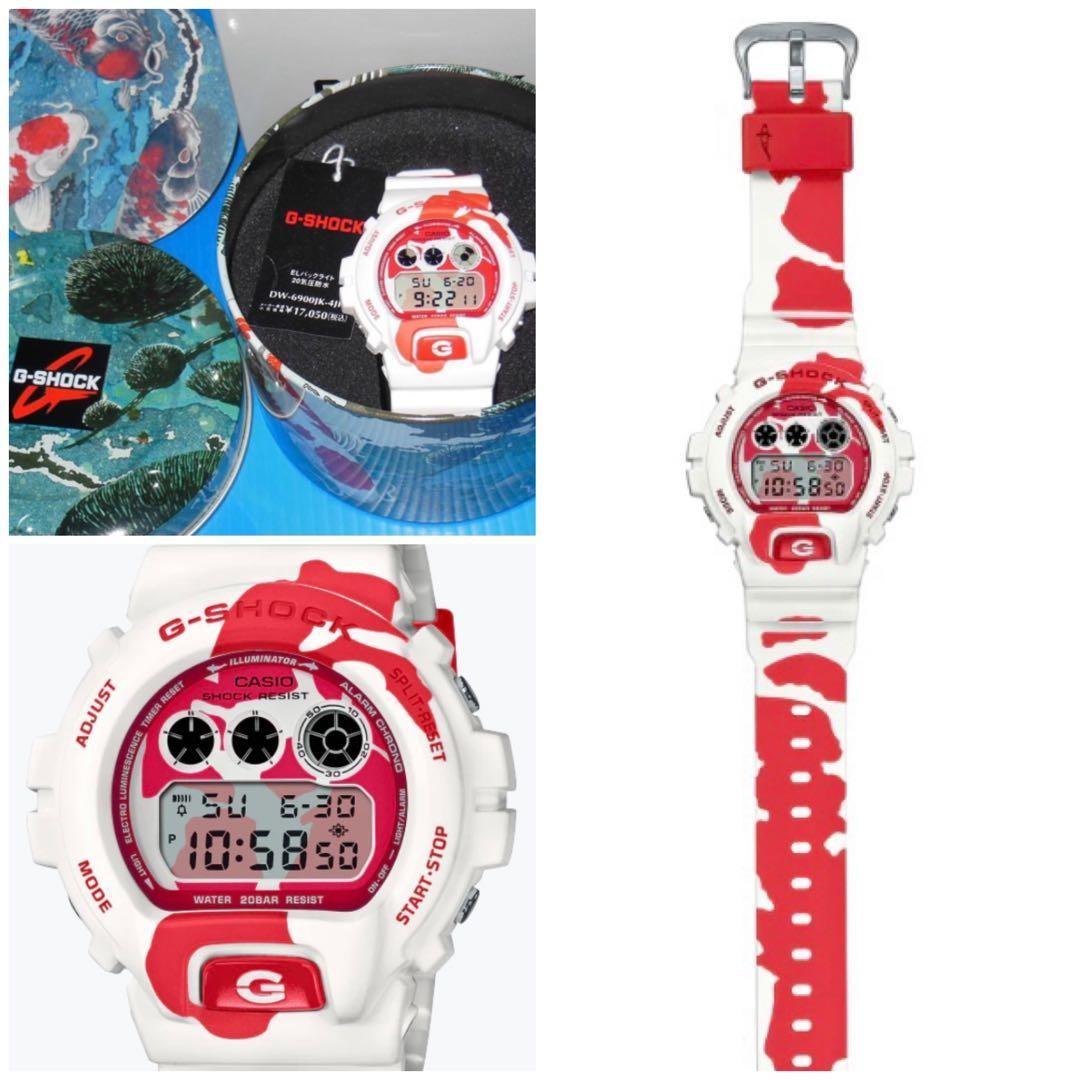 Casio G-SHOCK DW-6900JK-4 錦鯉, 名牌, 手錶- Carousell