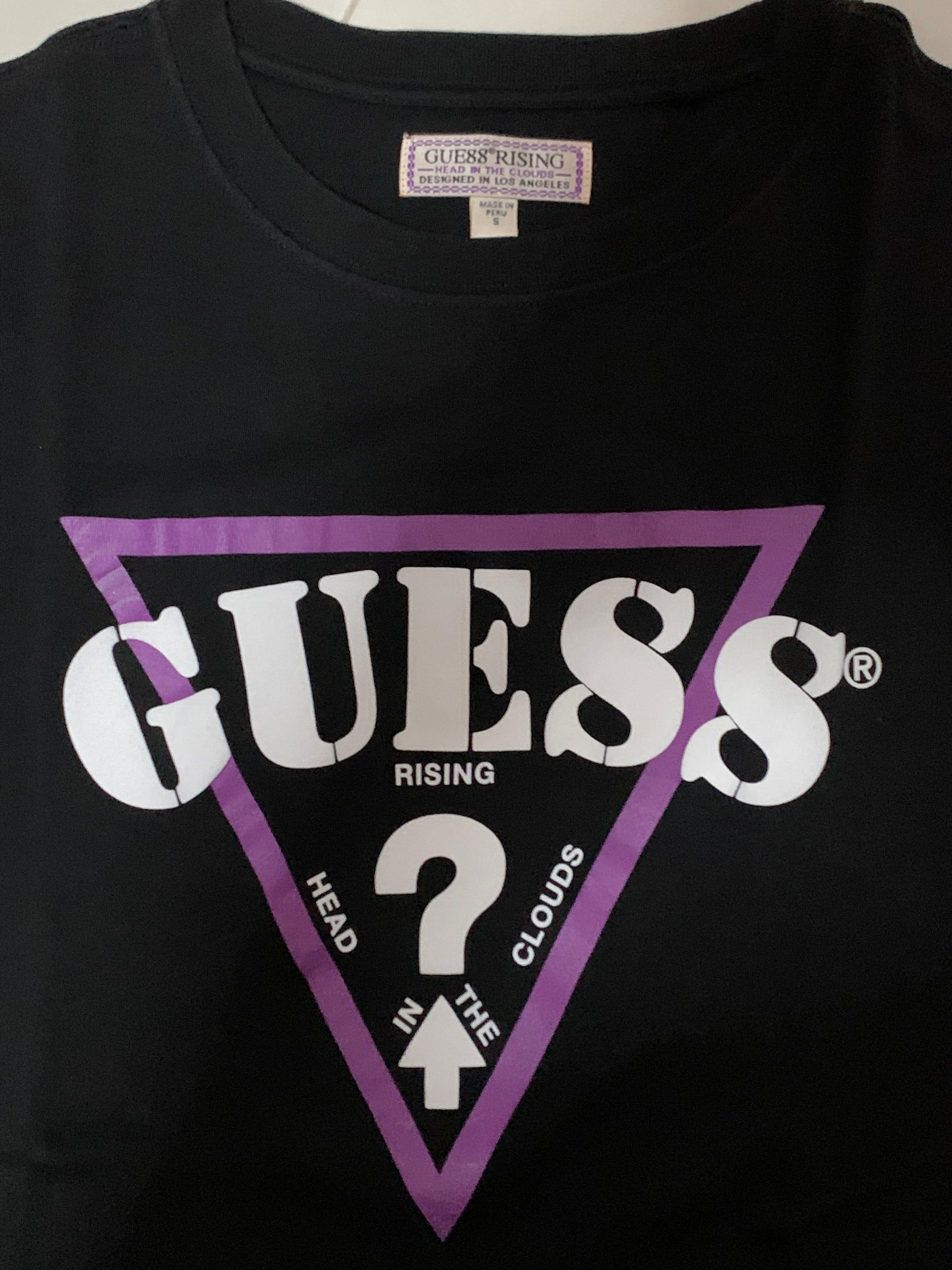 Guess X 88Rising T shirt oversized Men s Fashion Tops Sets Tshirts Polo Shirts on Carousell