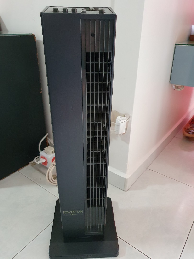 Hitachi tower fan, TV & Home Appliances, Air Conditioners & Heating on