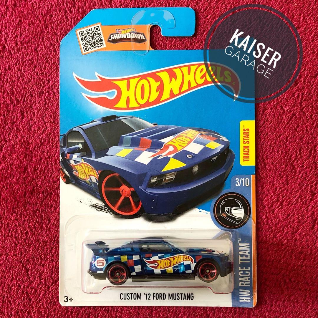 Hot Wheels Custom 12 Ford Mustang HW Race Team Hobbies