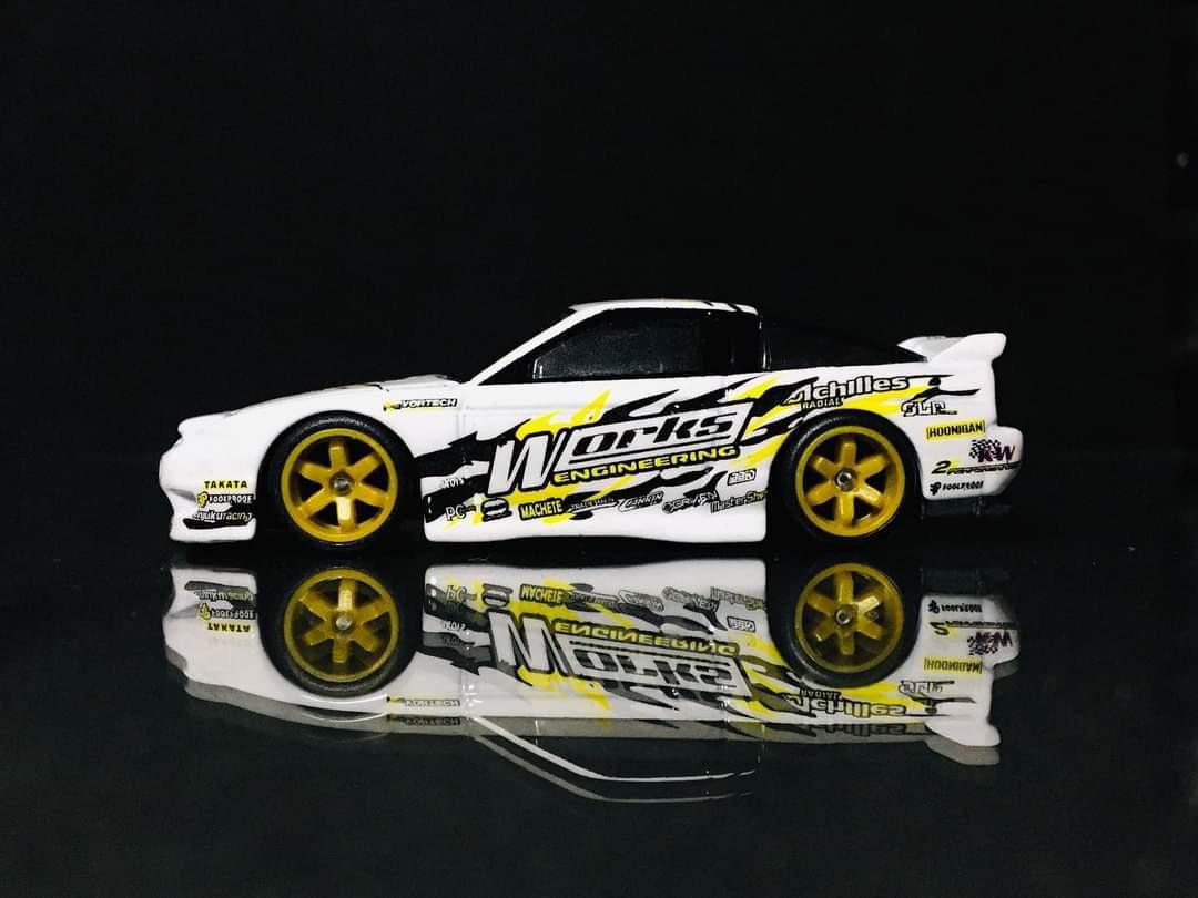 Hot wheels nissan 180sx custom best sale