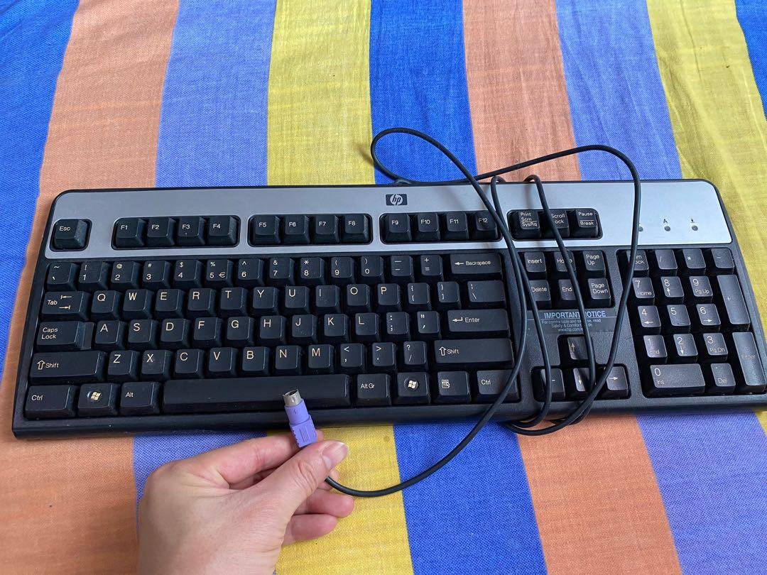 HP PS2 keyboard, Computers & Tech, Parts & Accessories, Computer ...
