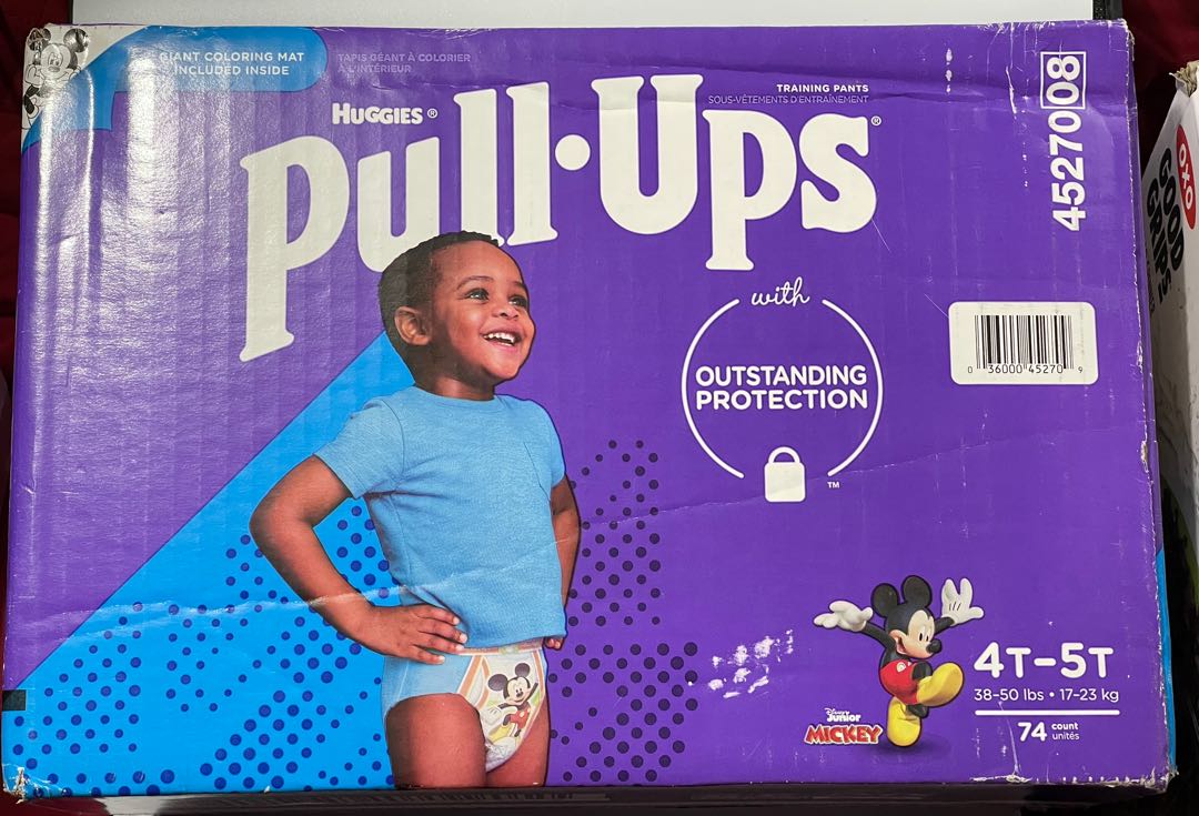 Amazon.com: Pull-Ups Boys' Nighttime Potty Training Pants, Training  Underwear, 3T-4T (32-40 lbs), 60 Ct : Baby