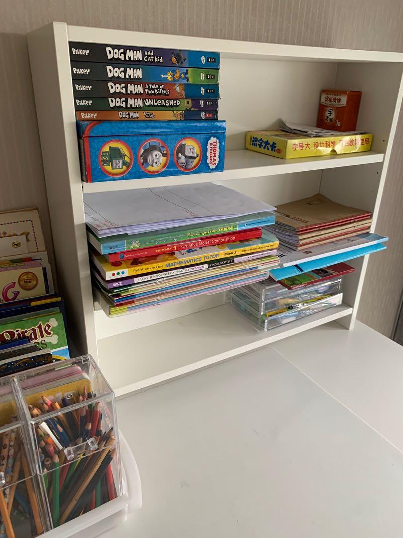 IKEA study table with book shelf, Babies & Kids, Baby Nursery & Kids