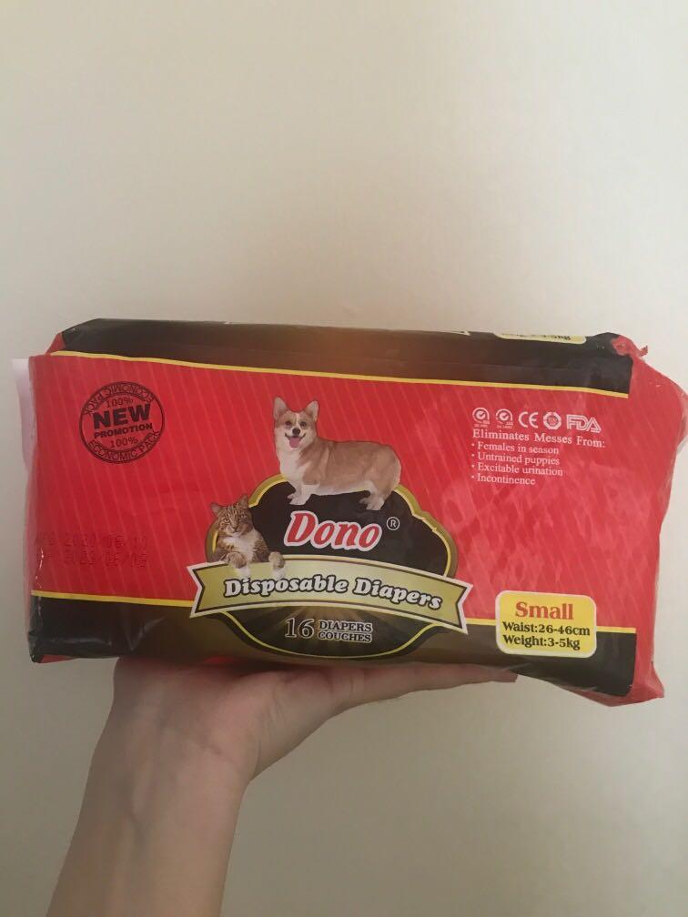 Iluvposlaju Dono Diaposable Dog Diaper Pet Supplies Pet Accessories On Carousell