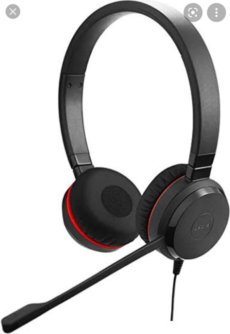 Jabra Evolve 65 ear phones head set 