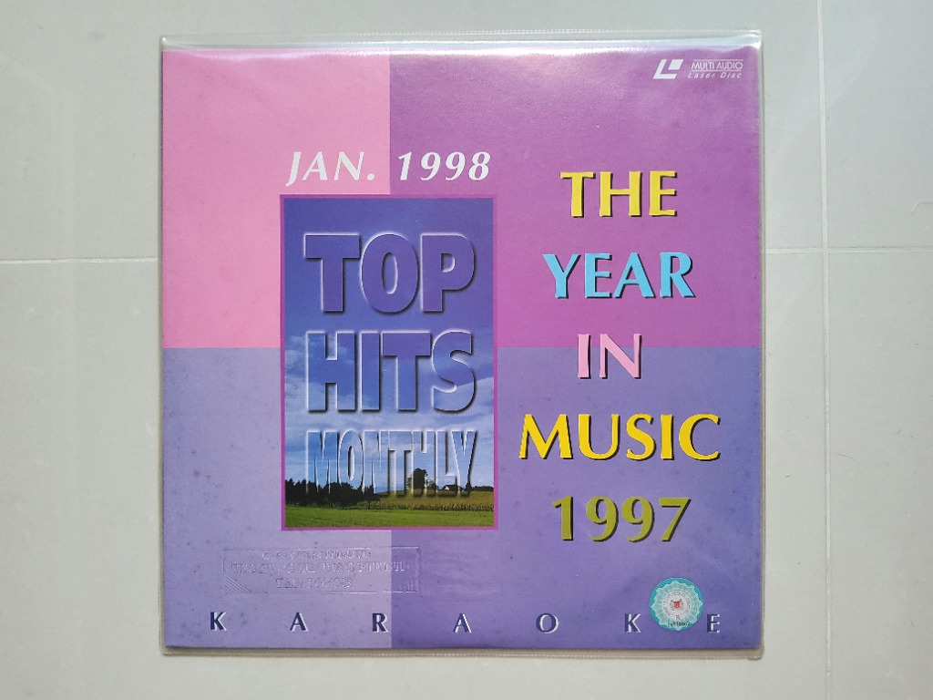 jan-1998-top-hits-monthly-ld-laser-disc-karaoke-hobbies-toys