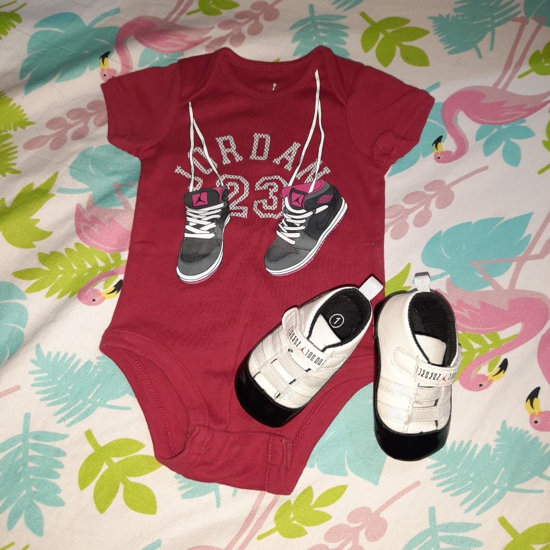 Pink hotsell jordan onesie
