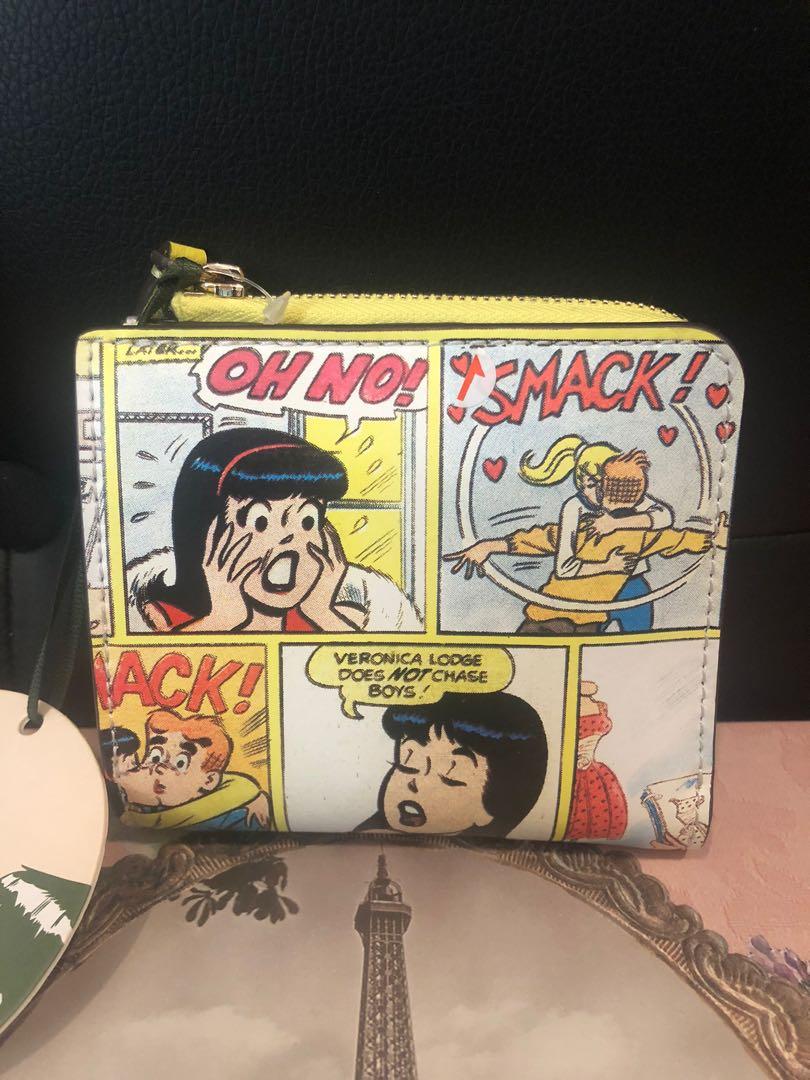 Kate Spade x Archie Comics Small Betty and Veronica Wallet, Luxury, Bags &  Wallets on Carousell