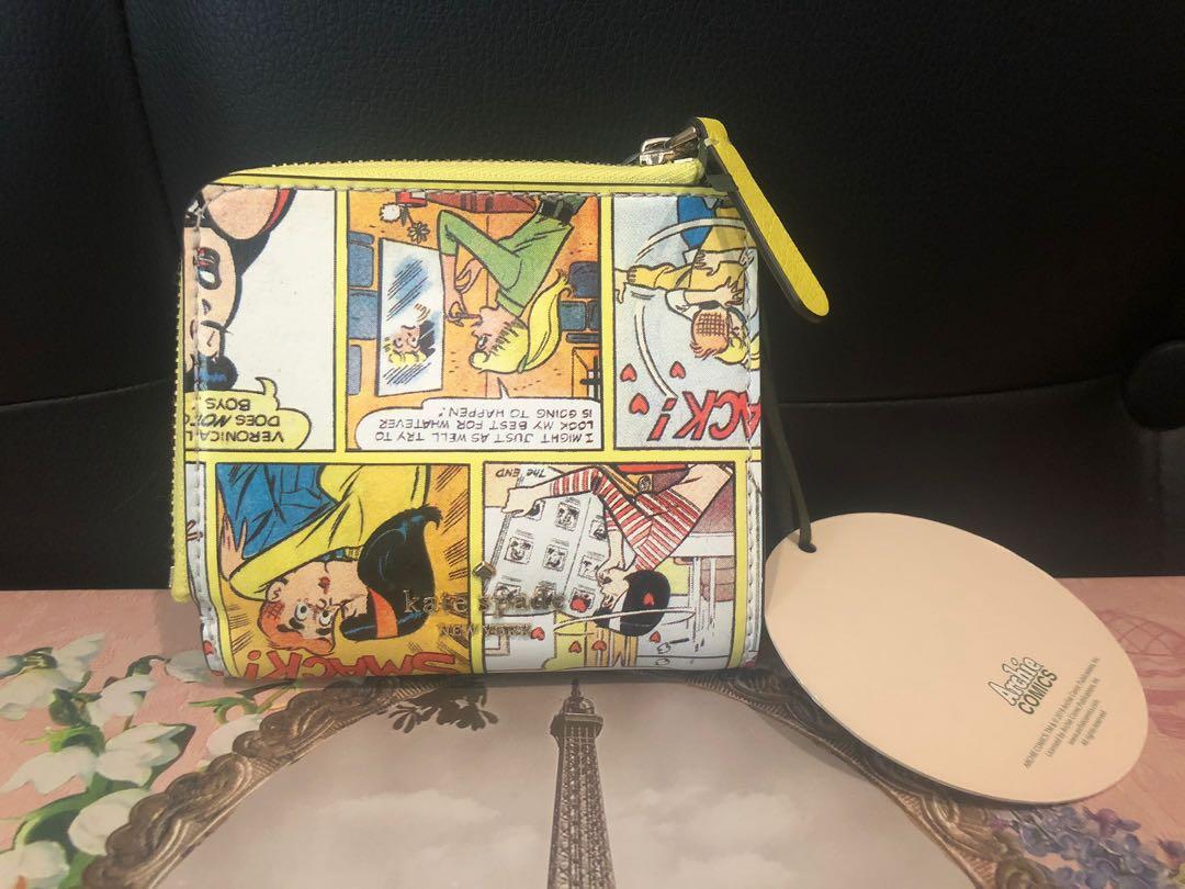 Kate Spade x Archie Comics Small Betty and Veronica Wallet, Luxury, Bags &  Wallets on Carousell