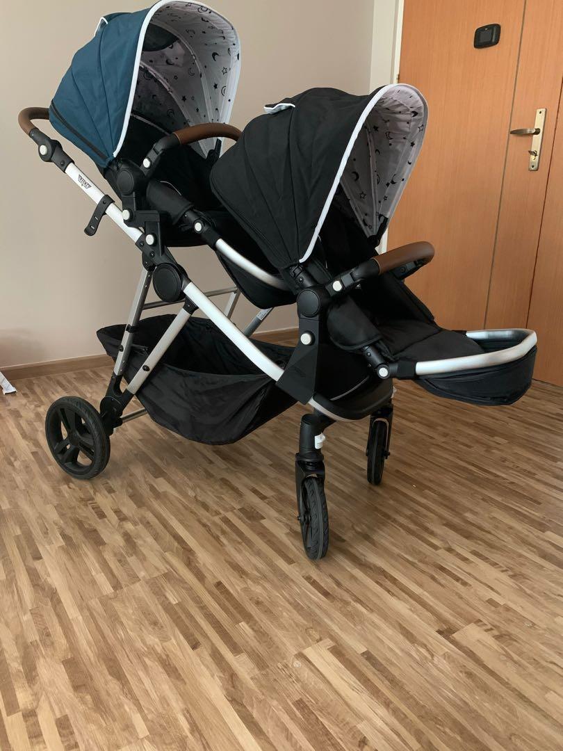 Keenz Double Stroller