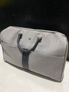 Lancome gray duffel bag