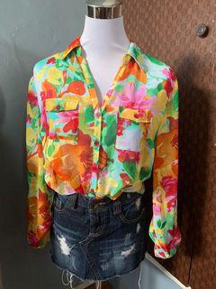 Long sleeve floral