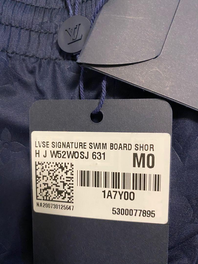 Louis Vuitton 2021 LV Monogram Swim Trunks w/ Tags - Blue, 10.75