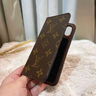 Louis Vuitton Damier Azur Thin Leather Case for iPhone 14 11 12 13 Pro Max  Xs XR 7 8 Plus 13 12 Mini - Louis Vuitton Case