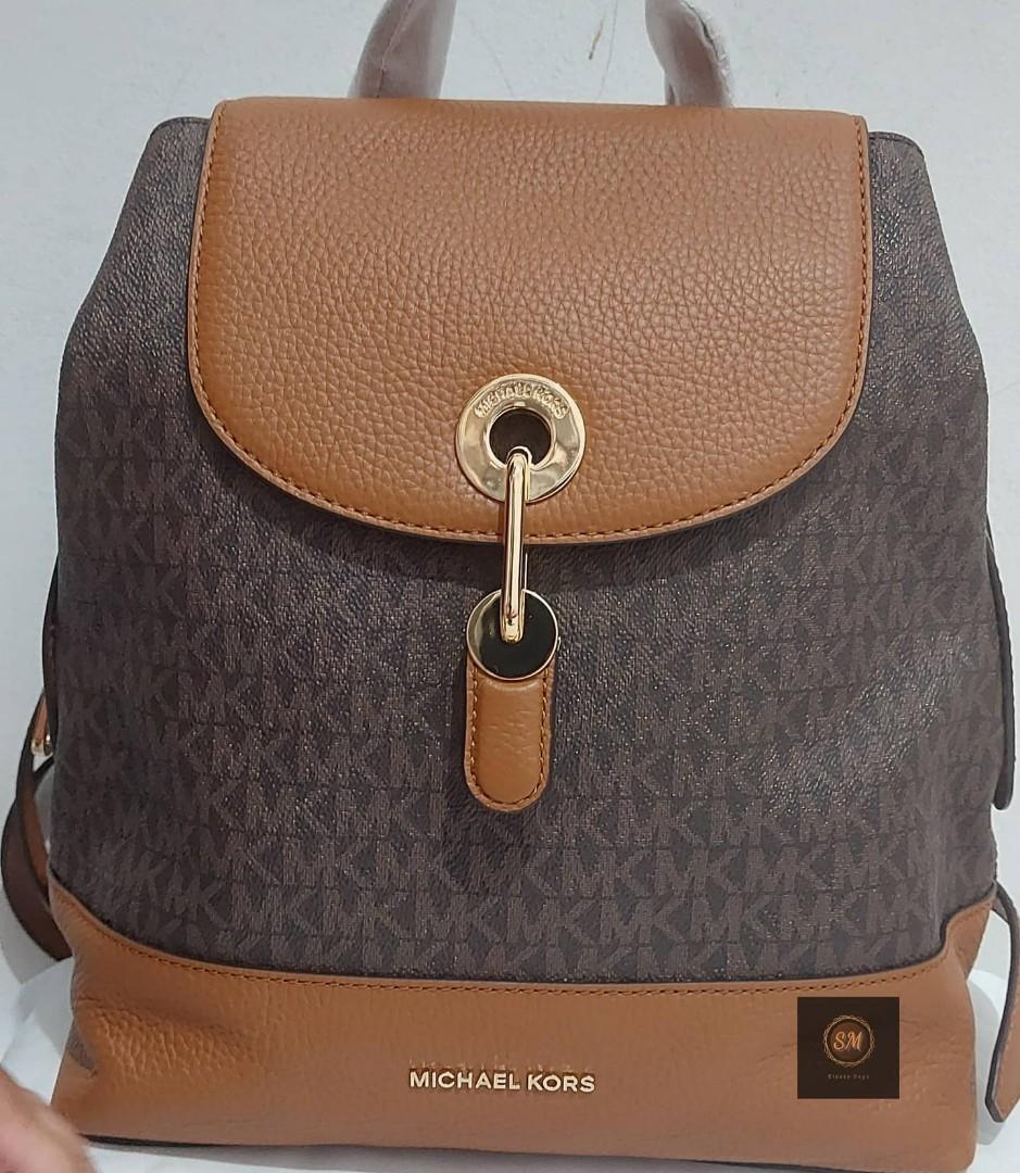 michael kors raven backpack