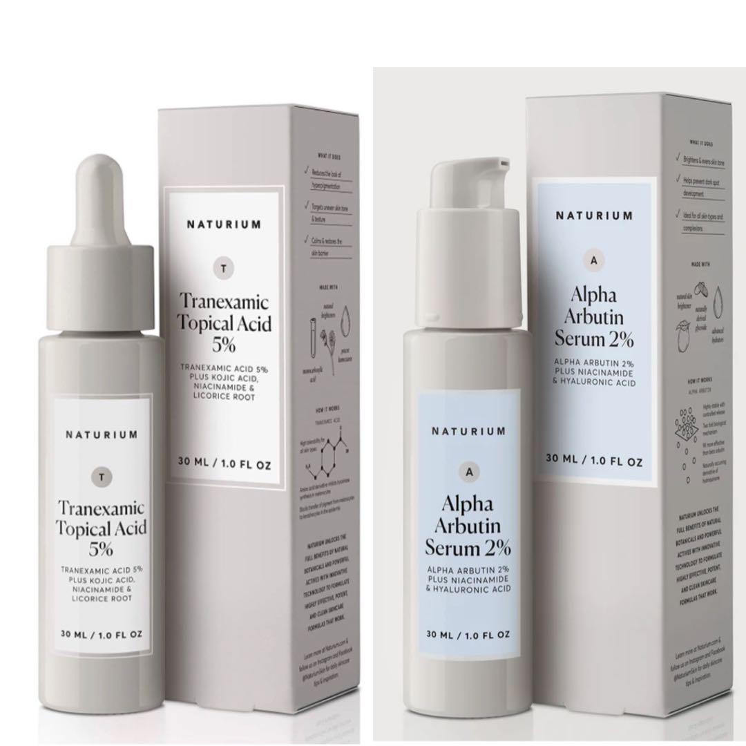 Naturium Niacinamide / Alpha Arbutin / Vitamin C / Hyaluronic / Retinol