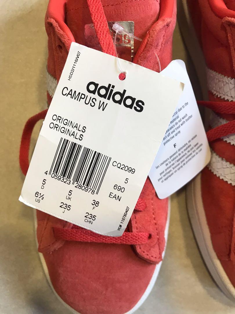 new Adidas Campus Raw Amber orange Sneakers Shoes
