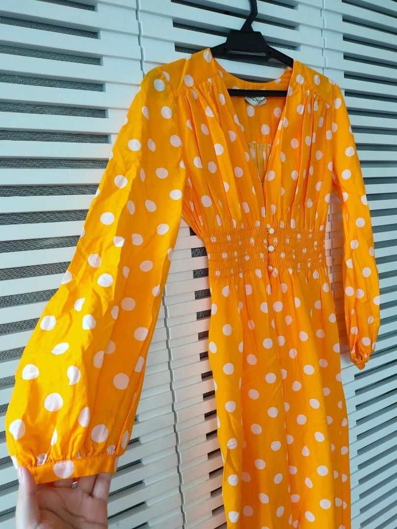Nicholas polka dot dress sales