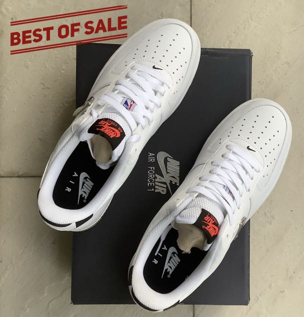 Nike air force sales 1 low nba white