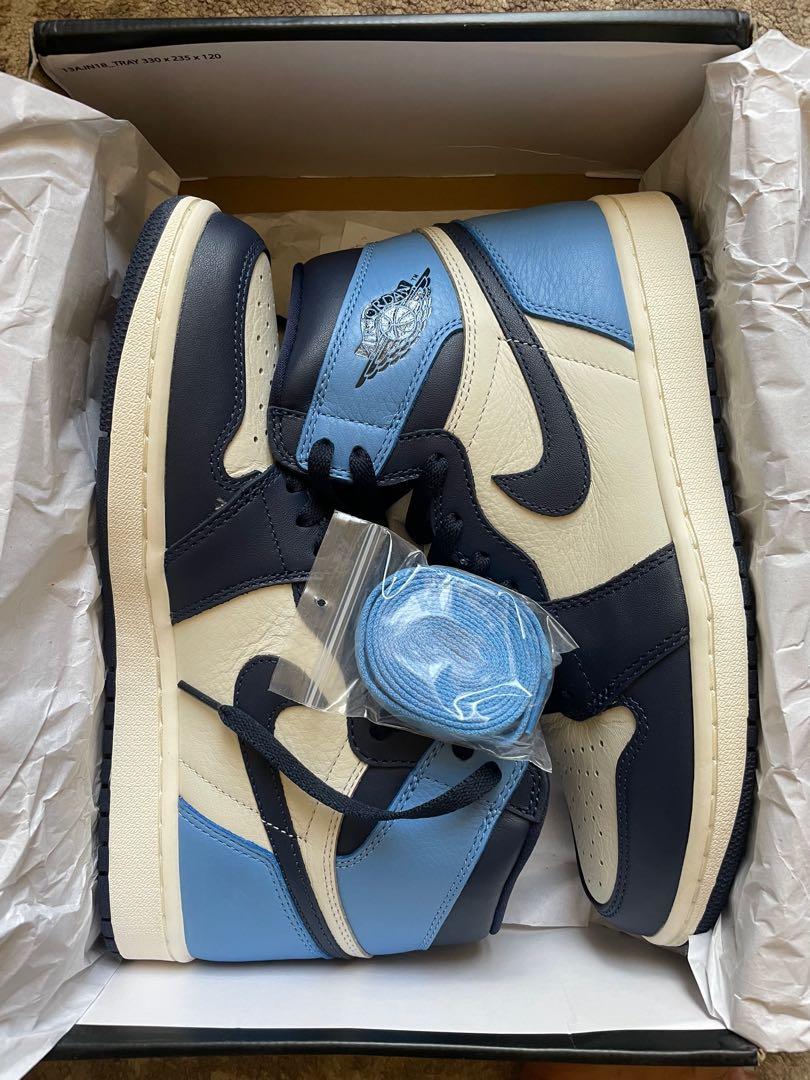 Jordan 1 obsidian resell 2025