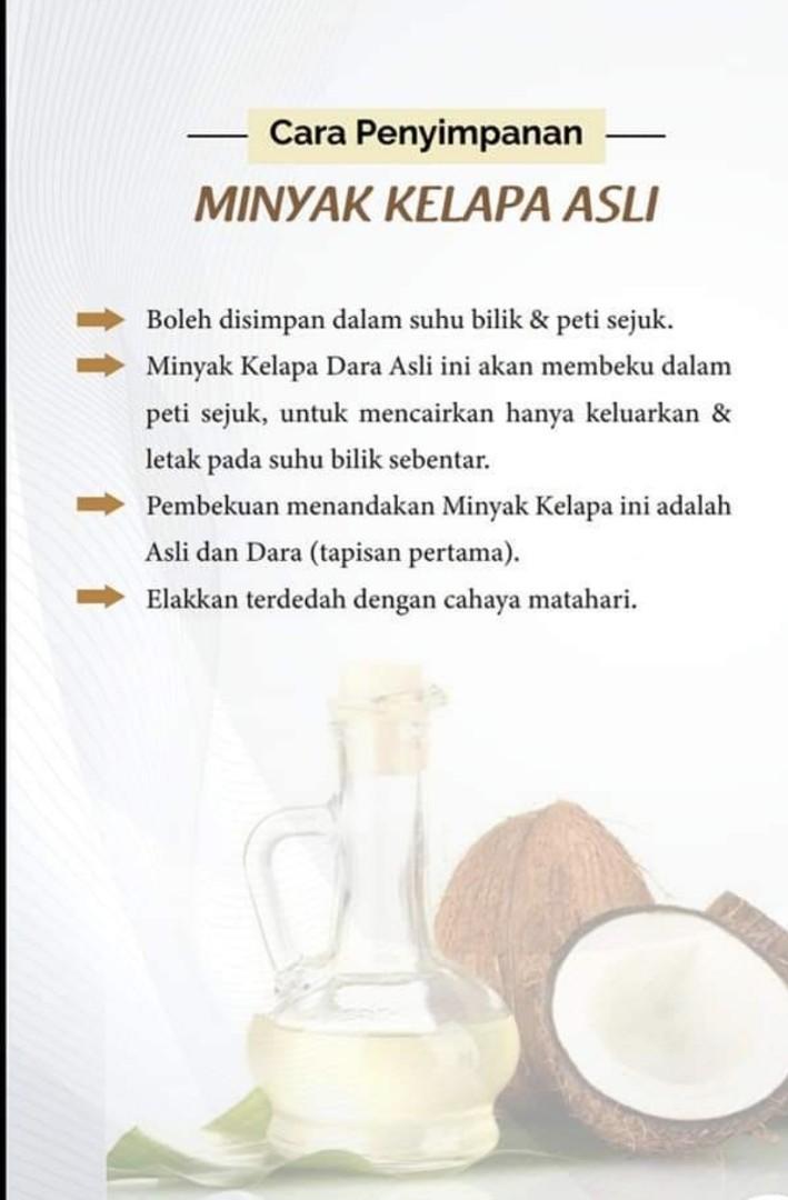 Instock Minyak Kelapa Dara Asli 500ml Health Nutrition Health Supplements Health Food Drinks Tonics On Carousell