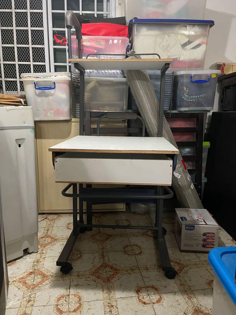 Old Computer Table, Furniture & Home Living, Furniture, Tables & Sets