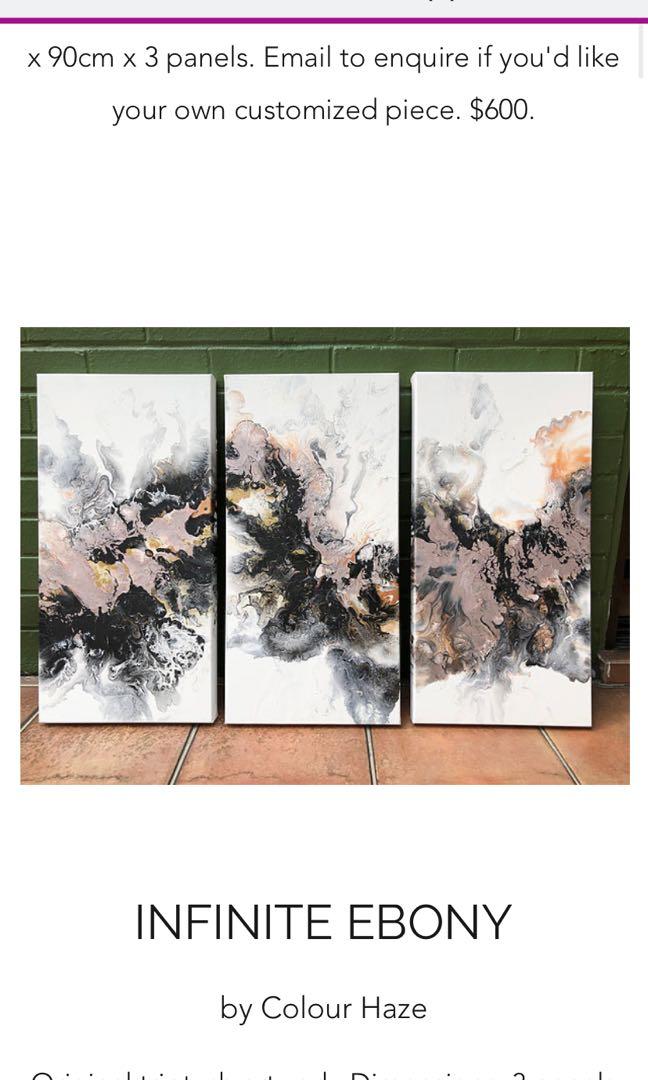 original abstract art acrylic painting home decor unique art singapore artist, hobbies & toys, stationery & craft, art & prints on carousell original abstract art acrylic