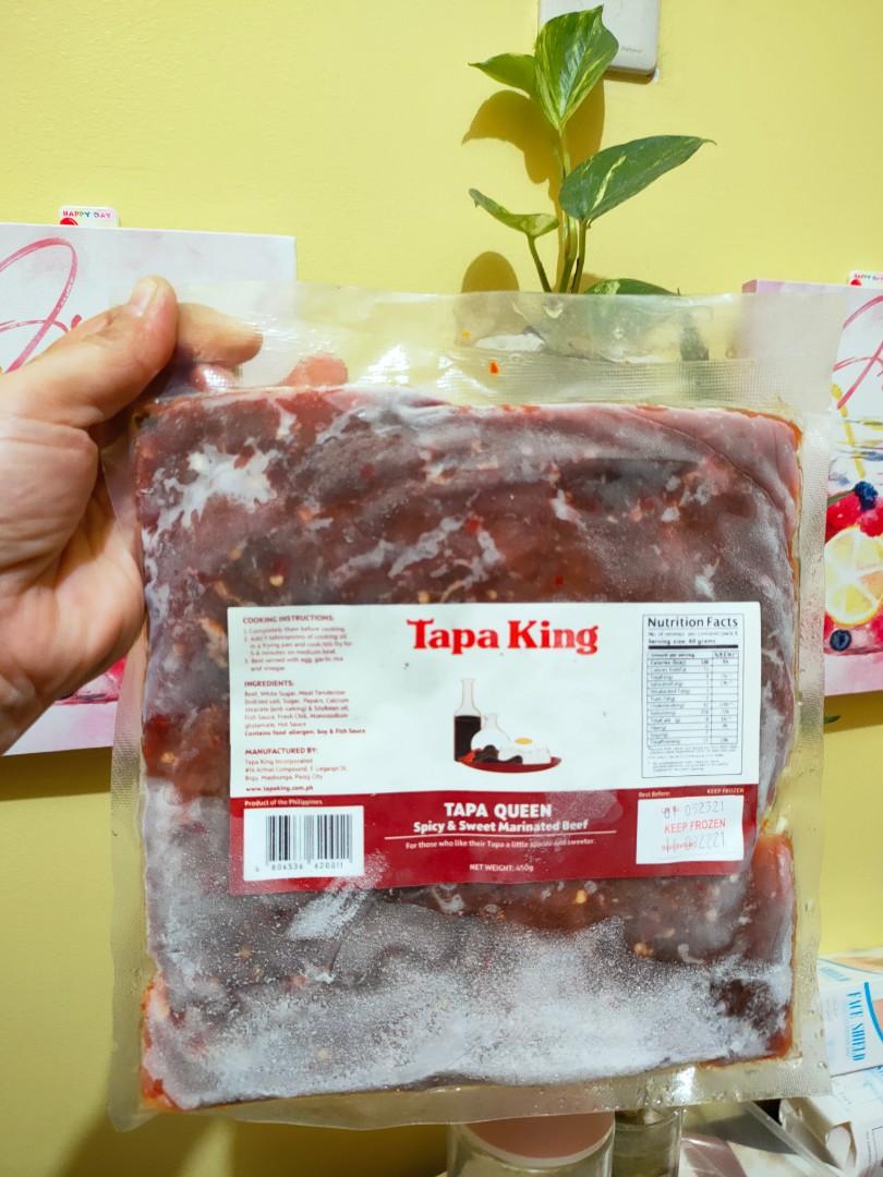 Original Tapa king (Category: Chilled & Frozen Food) located in Mandaluyong City. Submitted by zheida1068 (Listing ID 1098442113, Image 2). Description: Dm na guys pangbreakfast etc 5 person na pwede kumain nyan mga beshie.