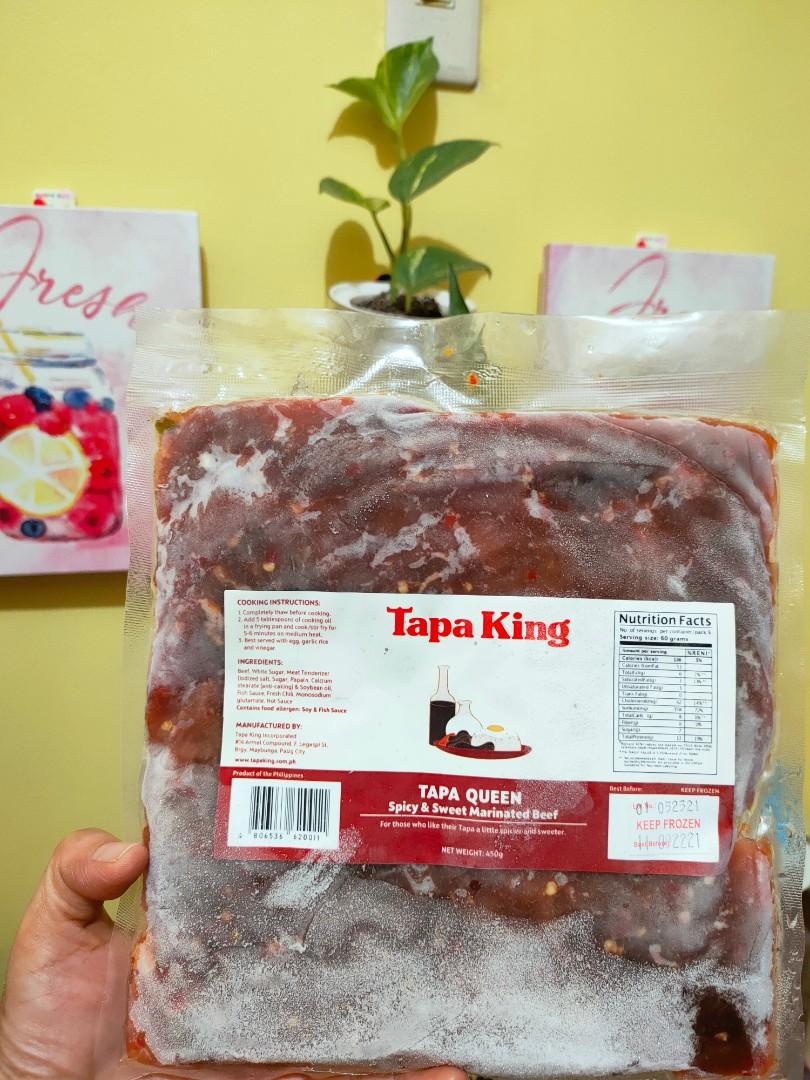 Original Tapa king (Category: Chilled & Frozen Food) located in Mandaluyong City. Submitted by zheida1068 (Listing ID 1098442113, Image 1). Description: Dm na guys pangbreakfast etc 5 person na pwede kumain nyan mga beshie.