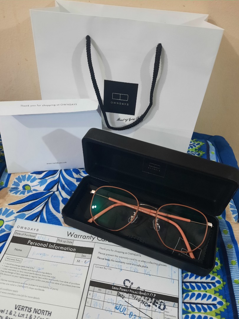 New design of Owndays reading glasses, Women's Fashion, Watches