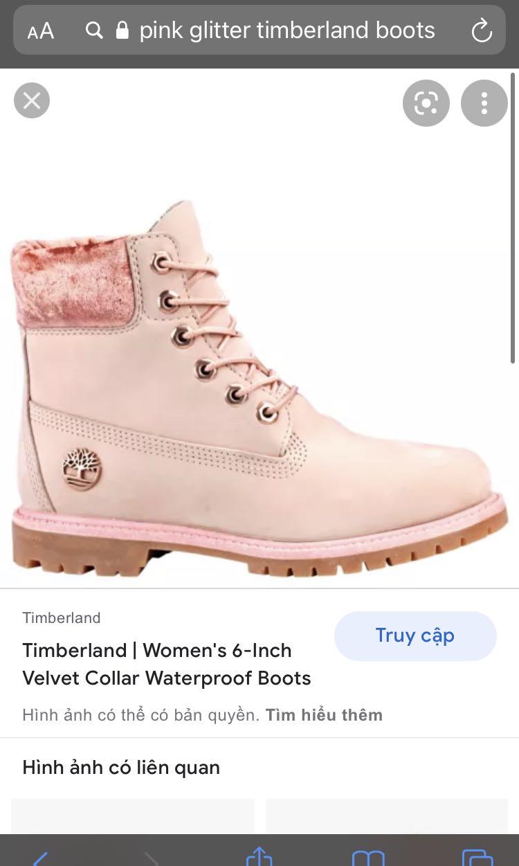 Sparkle timberland boots top