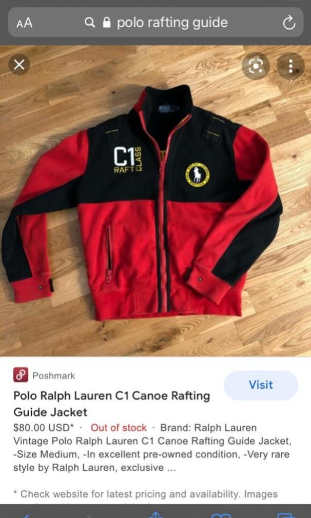 Polo Ralph Lauren Rafting Guide Jacket, Men's Fashion, Tops & Sets