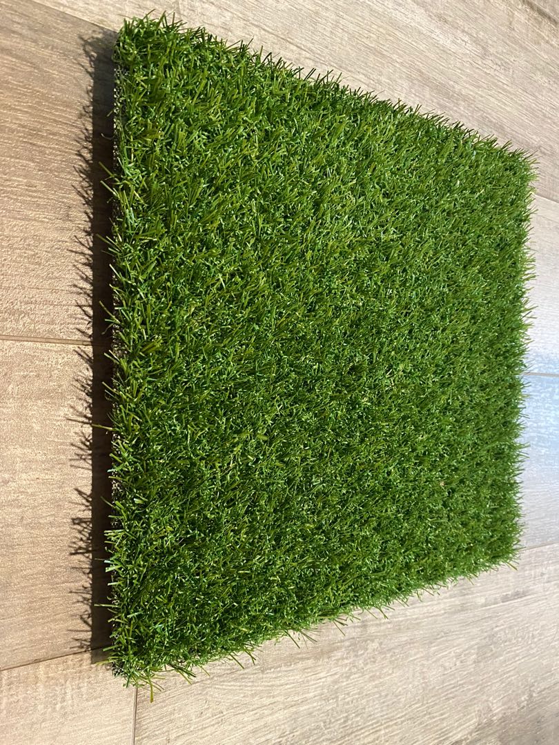 Preloved Ikea artificial grass decking, Furniture & Home Living