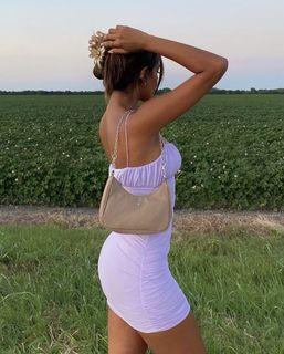 Princess Polly shoulder bag nude