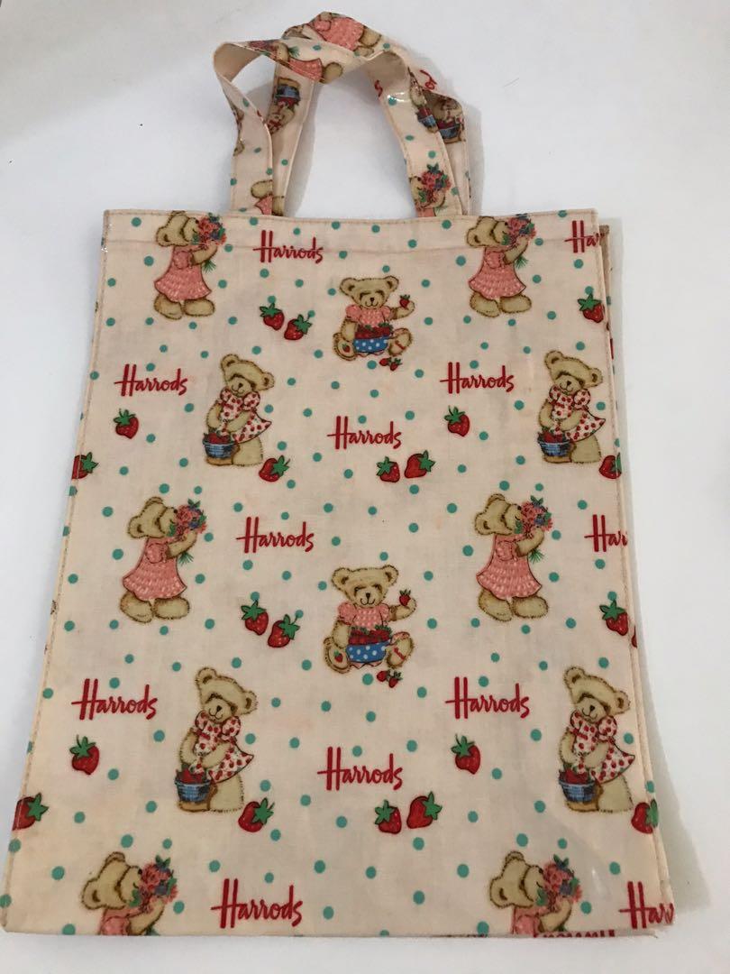 Harrods pvc bag store