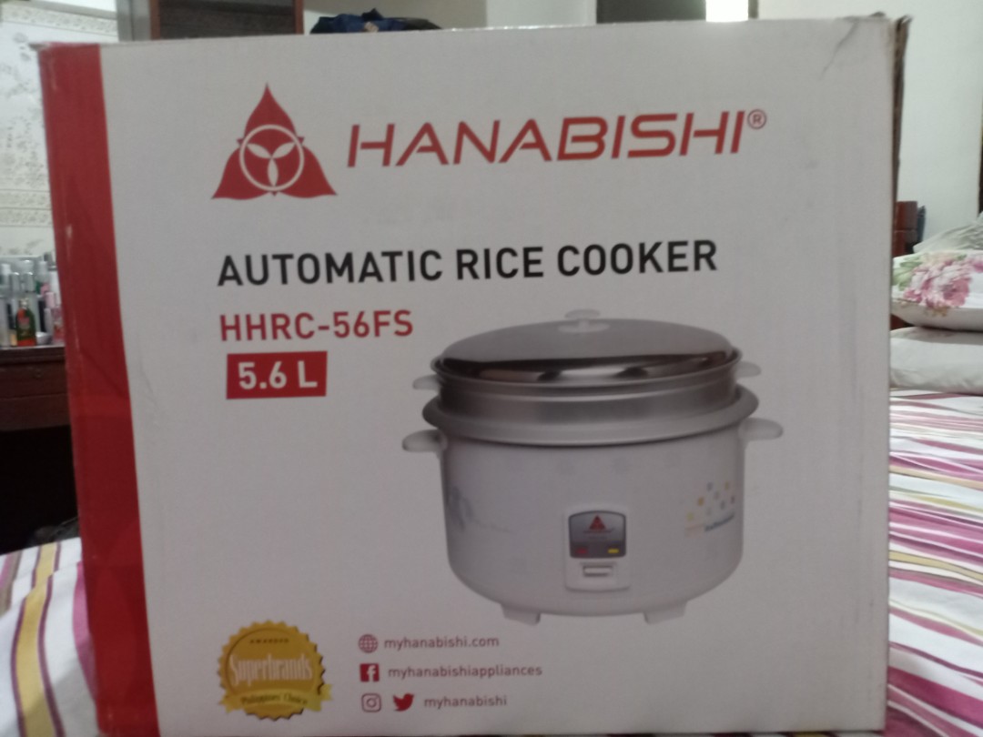 Hanabishi Rice Cooker (available in different sizes) HHRCFS