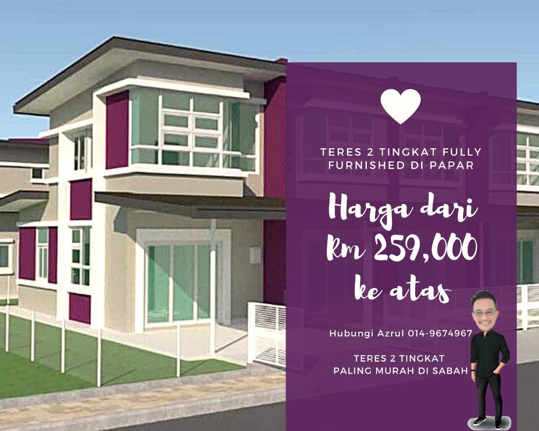Rumah Mampu Milik Khas Untuk Penjawat Awam 100 Pinjaman Harga Dari Rm259k Taman Harmoni Papar Property For Sale On Carousell
