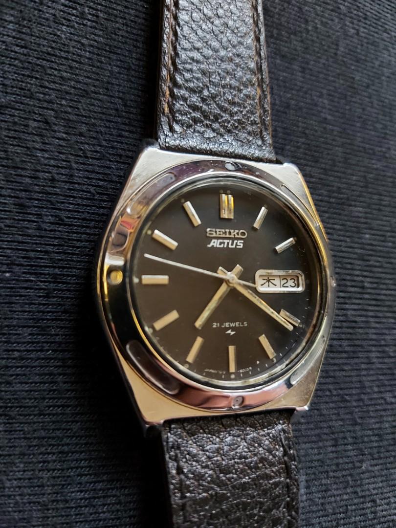Seiko Actus Automatic Watch (Category: Men's Watches) located in Mandaluyong City. Submitted by lonewolf888_888 (Listing ID 1098436275, Image 2). Description: Seiko Actus Automatic Watch 7009 8270 P serial 863531 June 1978 39 mm 21 jewels kanji day wheel Running strong with accurate time and good power reserve all functions working quickset day date collectors item all original rfs: downsizing collection.