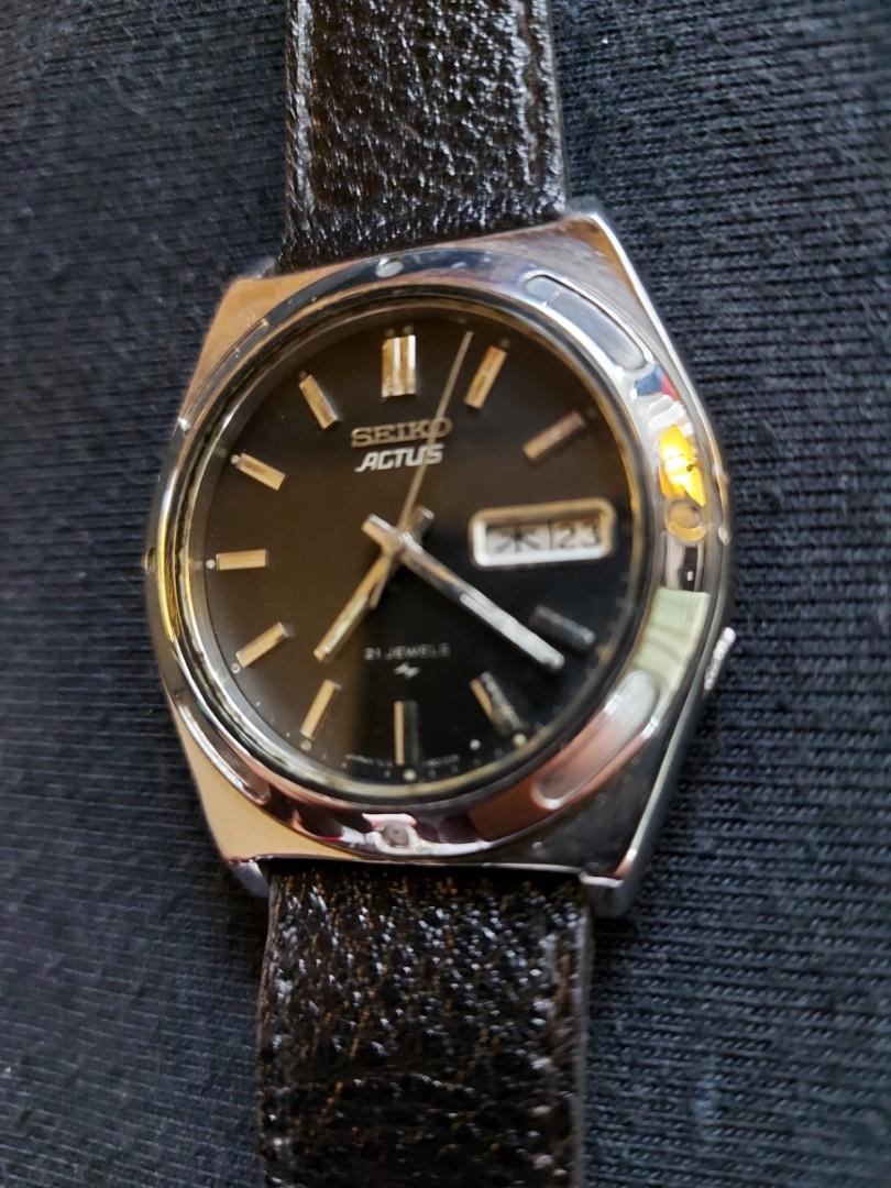 Seiko Actus Automatic Watch (Category: Men's Watches) located in Mandaluyong City. Submitted by lonewolf888_888 (Listing ID 1098436275, Image 3). Description: Seiko Actus Automatic Watch 7009 8270 P serial 863531 June 1978 39 mm 21 jewels kanji day wheel Running strong with accurate time and good power reserve all functions working quickset day date collectors item all original rfs: downsizing collection.