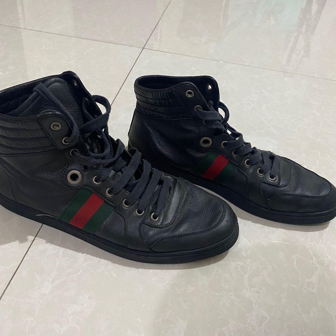 Sepatu boots gucci 2025