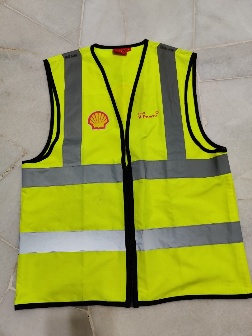 Shell Safety Vest Zip XL Women s Fashion Activewear on Carousell